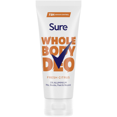 Sure Whole Body Deo 72h Fresh Citrus Deodorant Cream 75ml