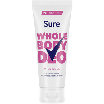 Sure Whole Body Deo 72h Wild Rose Deodorant Cream 75ml