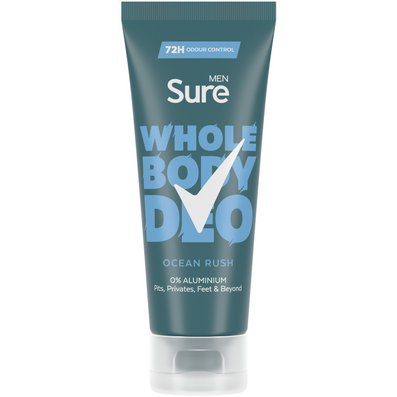 Sure Men Whole Body Deo 72h Ocean Rush Deodorant Cream 75ml