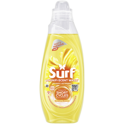 Surf Sunshine Blossom Concentrated Liquid Laundry Washing Detergent 31 Washes 837ml