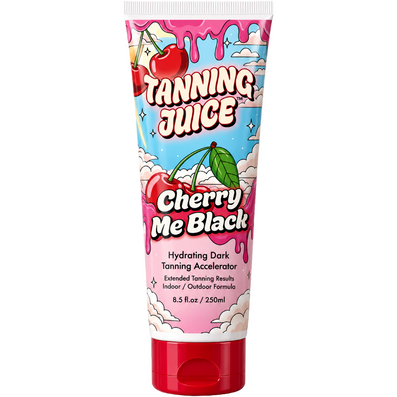 Tanning Juice Cherry Me Black Hydrating Dark Tanning Accelerator Lotion 250ml