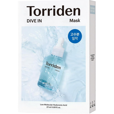 Torriden Dive-In Low Molecular Hyaluronic Acid Sheet Masks x10