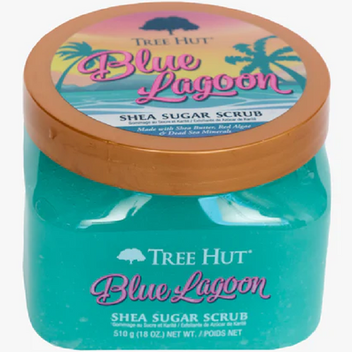 Tree Hut Shea Sugar Scrub Blue Lagoon 510g
