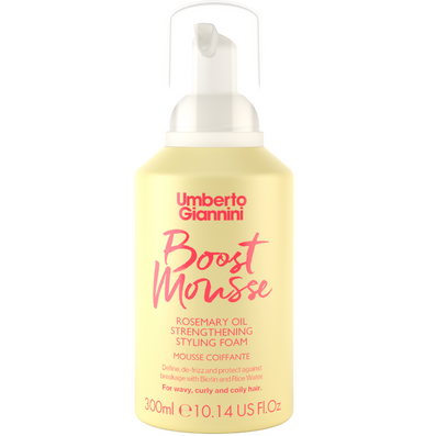 Umberto Giannini Boost Mousse Rosemary Oil Strengthening Styling Foam 290ml