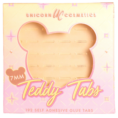 Unicorn Cosmetics Teddy Tabs Pre-Glued Adhesive Tabs 7mm x192