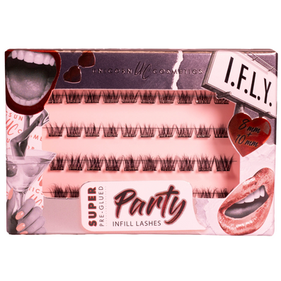 Unicorn Cosmetics I.F.L.Y. Super Pre-Glued Lashes Black 12-14mm