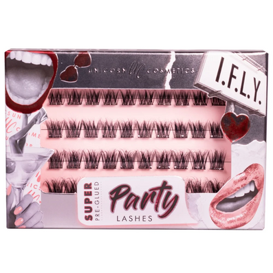 Unicorn Cosmetics I.F.L.Y. Super Pre-Glued Lashes Black 14-16mm