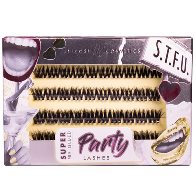 Unicorn Cosmetics S.T.F.U. Super Pre-Glued Lashes Black 10-12mm