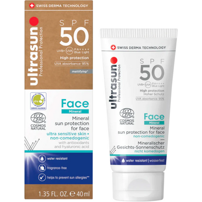 Ultrasun Mineral Face Sun Protection SPF50 40ml