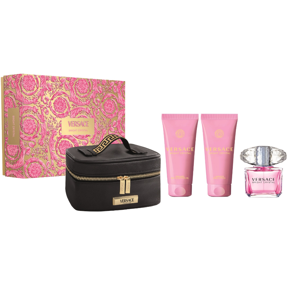 Versace Bright Crystal Eau De Toilette Gift Set 90ml – Justmylook