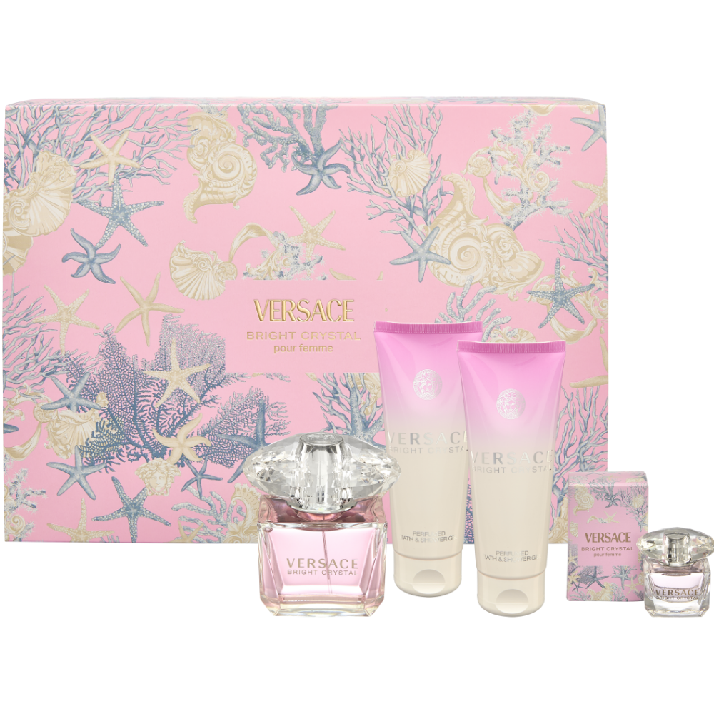 Versace Bright Crystal Eau De Toilette Gift Set 90ml – Justmylook