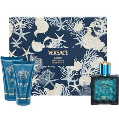 Versace Eros Pour Homme Eau De Toilette Gift Set 50ml