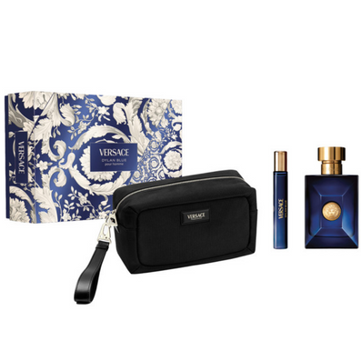 Versace Dylan Blue Pour Homme Eau De Toilette Gift Set 100ml