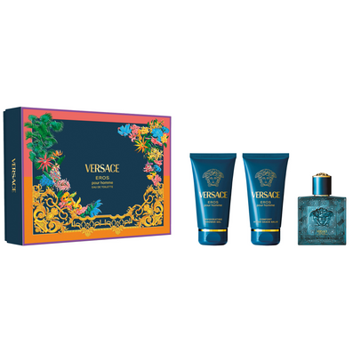 Versace Eros Pour Homme Eau De Toilette Gift Set 50ml