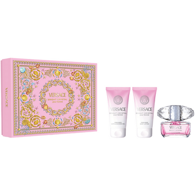 Versace Bright Crystal Eau De Toilette Gift Set 50ml