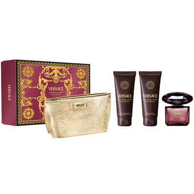 Versace Crystal Noir Eau De Parfum Gift Set 90ml