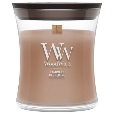 WoodWick Cashmere Mini Hourglass Jar Candle