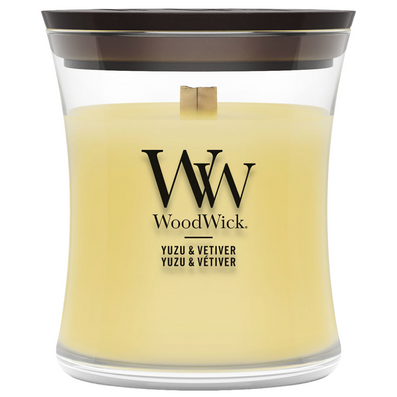 WoodWick Yuzu & Vetiver Mini Hourglass Jar Candle