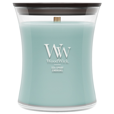 WoodWick Sea Spray Medium Hourglass Jar Candle