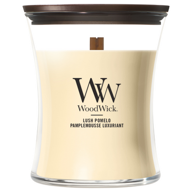 WoodWick Lush Pomelo Medium Hourglass Jar Candle
