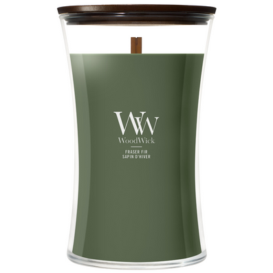 WoodWick Fraser Fir Large Hourglass Jar Candle