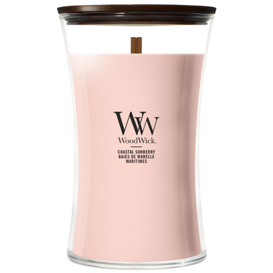 WoodWick Coastal Sunberry Large Hourglass Jar Candle