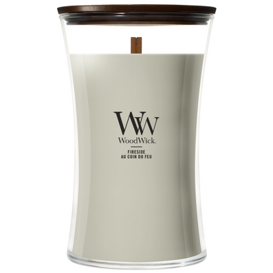 WoodWick Fireside Large Hourglass Jar Candle