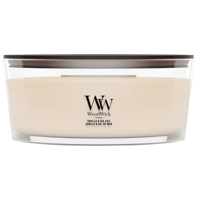 WoodWick Vanilla & Sea Salt Ellipse Jar Candle