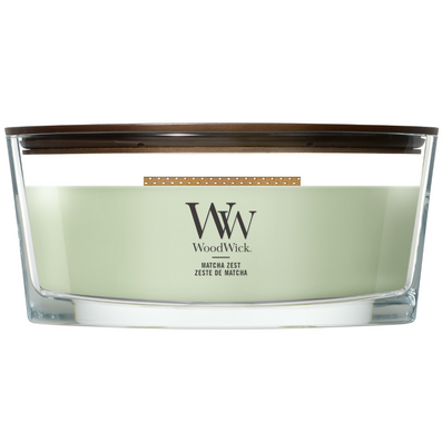 WoodWick Matcha Zest Ellipse Jar Candle