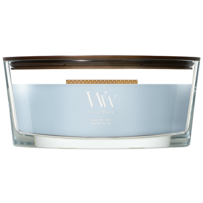 WoodWick Lakeside Mist Ellipse Jar Candle