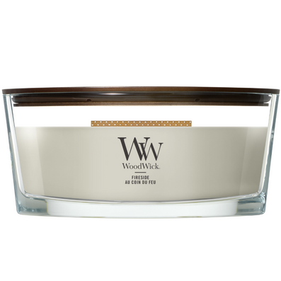 WoodWick Fireside Ellipse Jar Candle