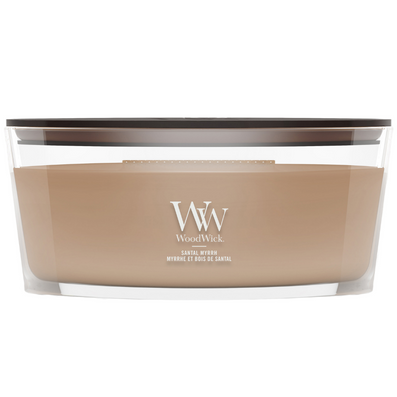 WoodWick Santal Myrrh Ellipse Jar Candle
