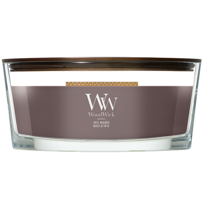 WoodWick Iris Woods Ellipse Jar Candle