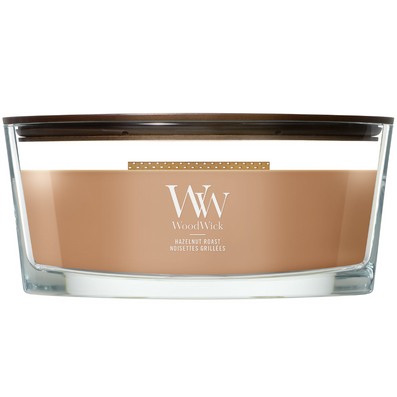 WoodWick Hazelnut Roast Ellipse Jar Candle