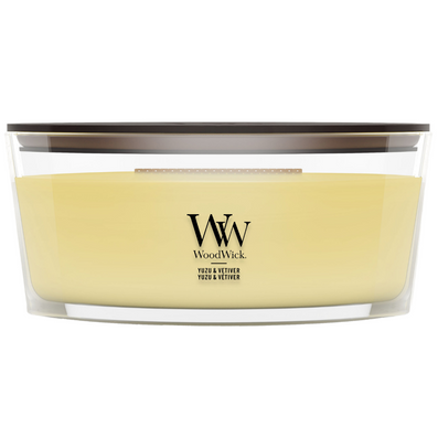 WoodWick Yuzu & Vetiver Ellipse Jar Candle