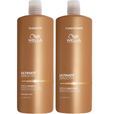 Wella Professionals Ultimate Smooth Shampoo & Conditioner Twin 2 x 1000ml