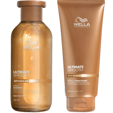 Wella Professionals Ultimate Smooth Shampoo 250ml & Conditioner 200ml Twin