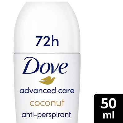 Dove Advanced Care Coconut Anti-Perspirant Deodorant Roll-On 50ml