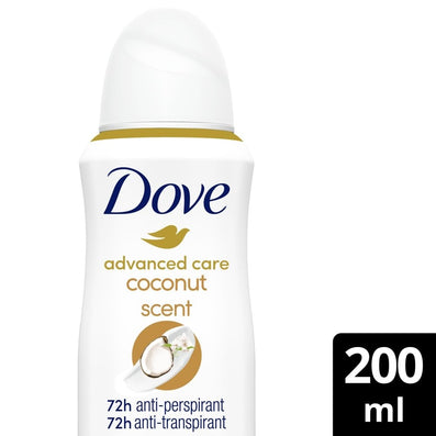Dove Advanced Care Coconut & Jasmine Flower Anti-Perspirant Deodorant Spray 200ml