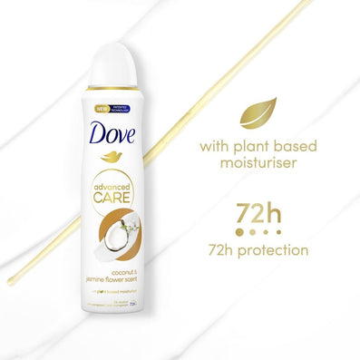 Dove Advanced Care Coconut & Jasmine Flower Anti-Perspirant Deodorant Spray 200ml