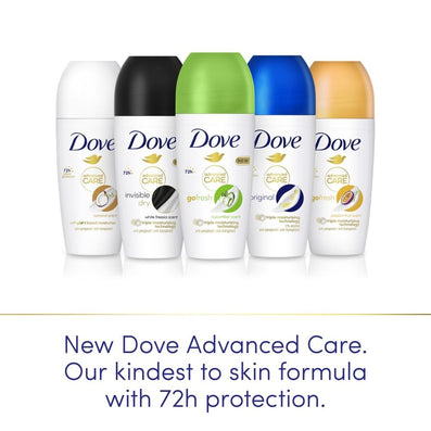 Dove Advanced Care Cucumber Anti-Perspirant Deodorant Roll-On 50ml