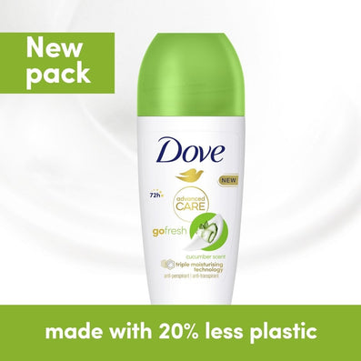 Dove Advanced Care Cucumber Anti-Perspirant Deodorant Roll-On 50ml