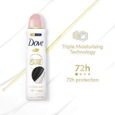 Dove Advanced Care Invisible Care Anti-Perspirant Deodorant Spray 200ml