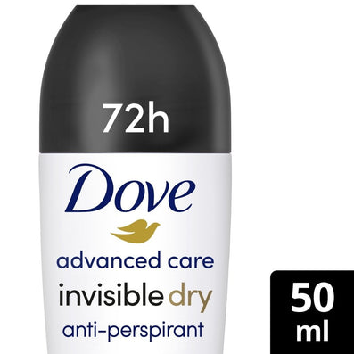 Dove Advanced Care Invisible Dry Anti-Perspirant Deodorant Roll-On 50ml