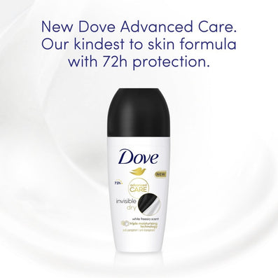 Dove Advanced Care Invisible Dry Anti-Perspirant Deodorant Roll-On 50ml