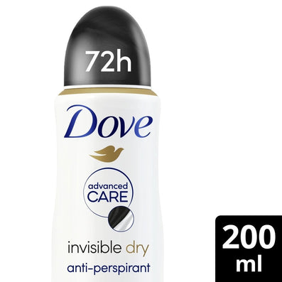 Dove Advanced Care Invisible Dry Anti-Perspirant Deodorant Spray 200ml