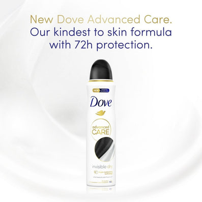 Dove Advanced Care Invisible Dry Anti-Perspirant Deodorant Spray 200ml