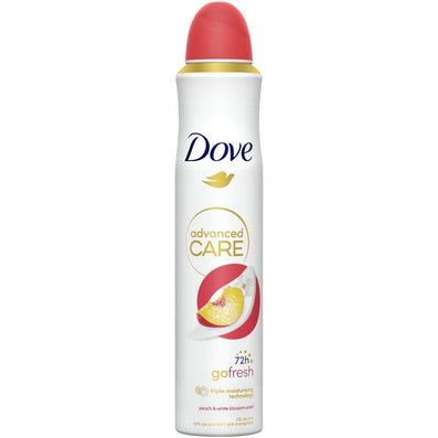 Dove Advanced Care 72h Go Fresh Peach & White Blossom Anti-Perspirant Deodorant Spray 200ml