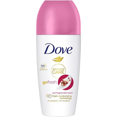 Dove Advanced Care 72h Go Fresh Pomegranate Anti-Perspirant Deodorant Roll-On 50ml