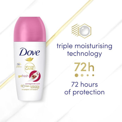 Dove Advanced Care Pomegranate Anti-Perspirant Deodorant Roll-On 50ml